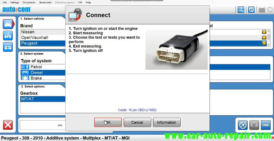 Autocom CDP+ Reset Counter for Additive Level for Peugeot 308 2010 (2)