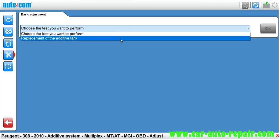 Autocom CDP+ Reset Counter for Additive Level for Peugeot 308 2010 (4)