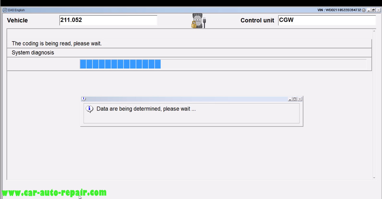 Benz E211 Central Gateway Offline Coding by DAS Xentry (13)