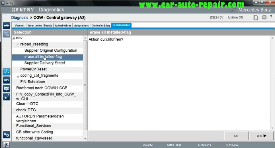 DAS Xentry Diagnose for Mercedes Benz Antos 963 Truck (21)