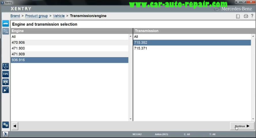 DAS Xentry Diagnose for Mercedes Benz Antos 963 Truck (3)