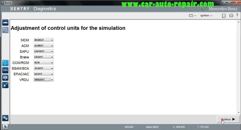 DAS Xentry Diagnose for Mercedes Benz Antos 963 Truck (6)
