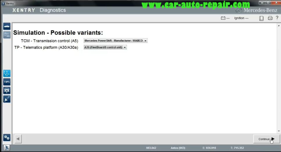 DAS Xentry Diagnose for Mercedes Benz Antos 963 Truck (6)