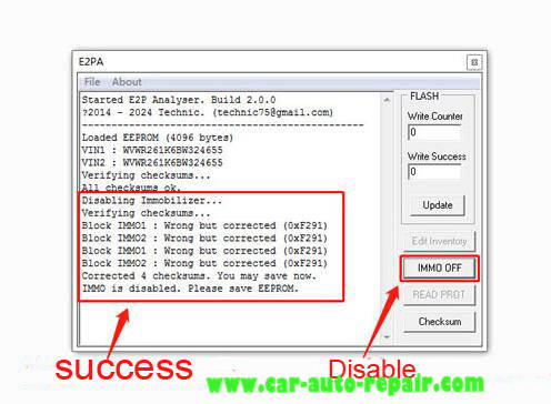 How to Disable Bosch MED9.1 IMMO for Audi,Touareg and Golf 6 (5)