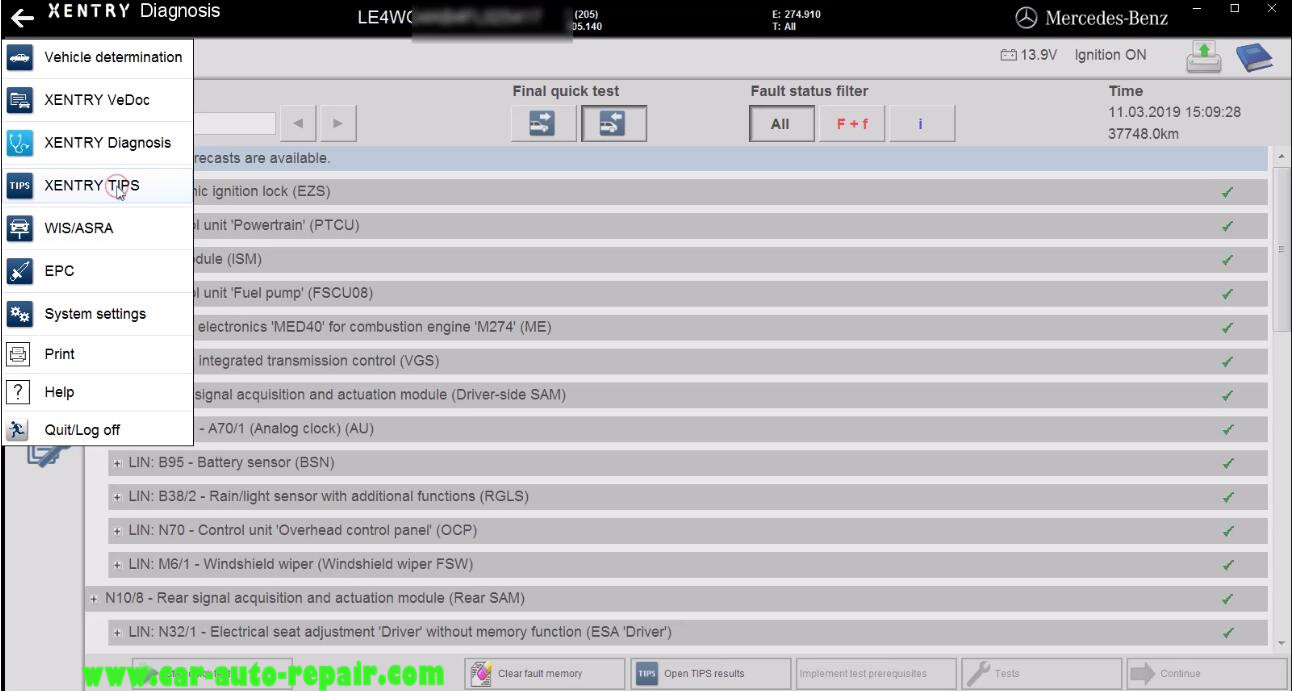 Mercedes Benz W205 Audio 20 Module Coding by Benz Xentry (8)