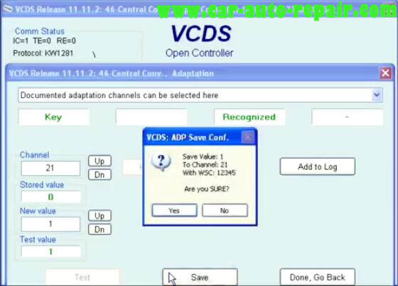 VCDS ProgramAdd New Keys for Audi A4 2001-2008 (9)