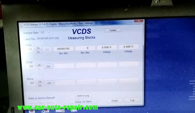 VCDS Reset AdBlue for VW Touareg TDI Diesel 2009 (10)