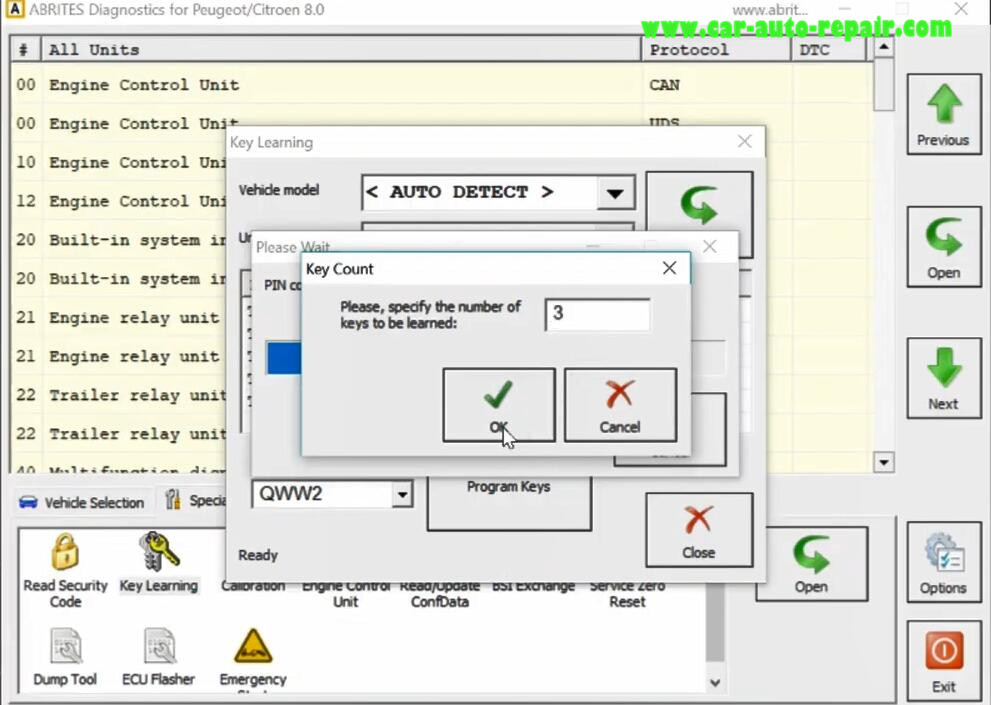 AVDI All Key Lost Programming for Peugeot 3008 II Delphi UDS 2016+ (9)