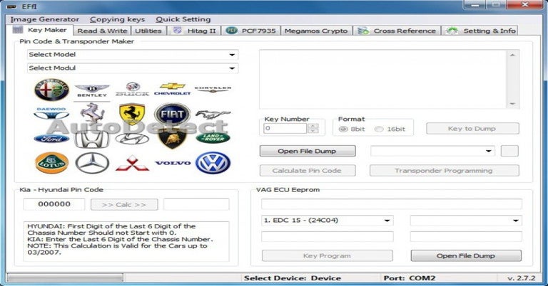 EFfI  Zed-Bull  v2.7.2 173 Modules pin extract software auto 
