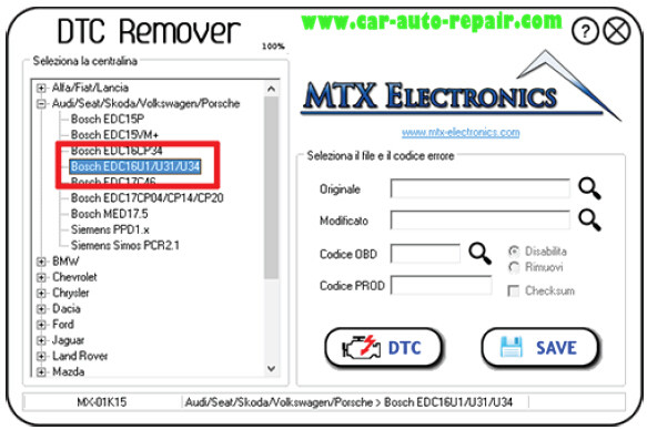 How to Use MTX DTC Remover for Bosch EDC16U31 (1)