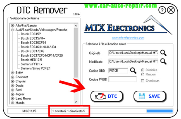 How to Use MTX DTC Remover for Bosch EDC16U31 (11)