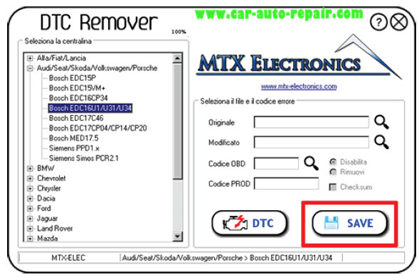 How to Use MTX DTC Remover for Bosch EDC16U31 (13)