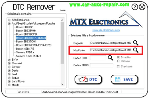 How to Use MTX DTC Remover for Bosch EDC16U31 (3)