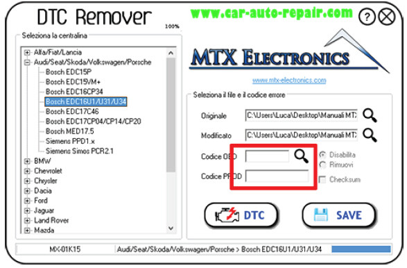 How to Use MTX DTC Remover for Bosch EDC16U31 (4)