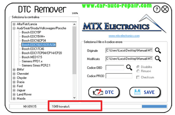 How to Use MTX DTC Remover for Bosch EDC16U31 (8)