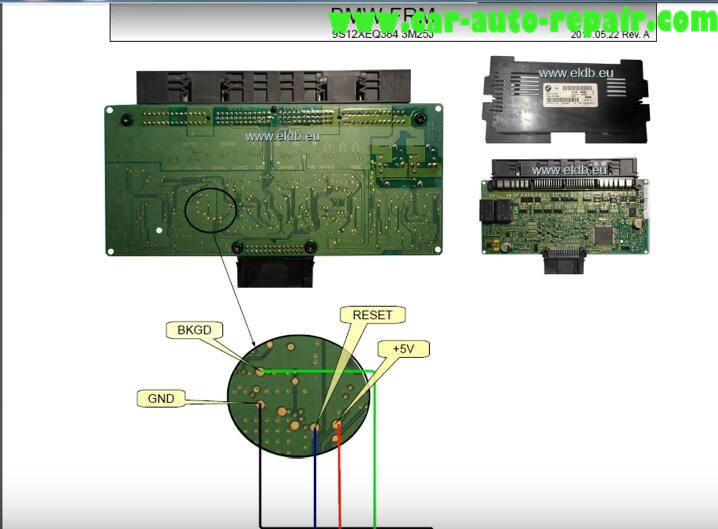 How to Use XPROG Programmer Reset BMW FRM3 (2)