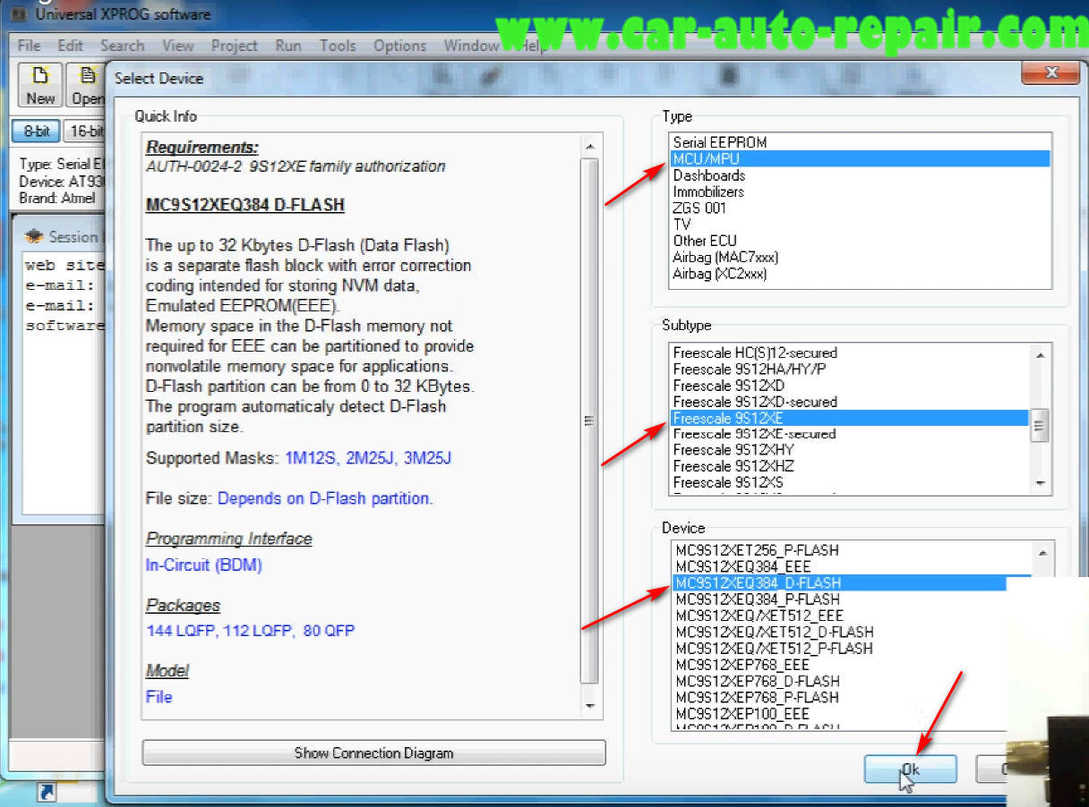 How to Use XPROG Programmer Reset BMW FRM3 (6)