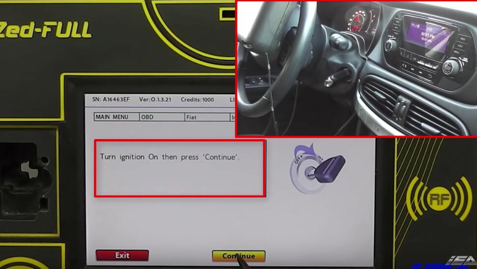 How to Use Zed-Full Program Keys for Fiat Egea by OBD (11)
