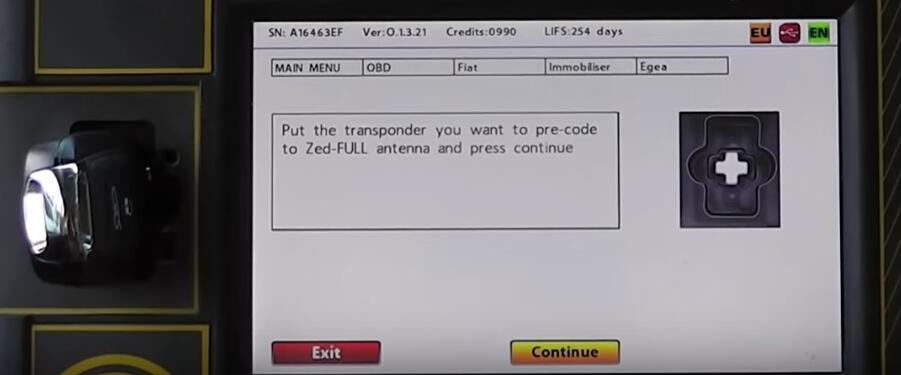 How to Use Zed-Full Program Keys for Fiat Egea by OBD (15)