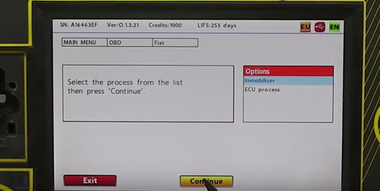 How to Use Zed-Full Program Keys for Fiat Egea by OBD (6)