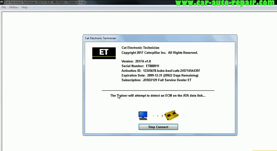 How to WinFlash Caterpillar C15 ECM with CAT ET & Flash Files (2)