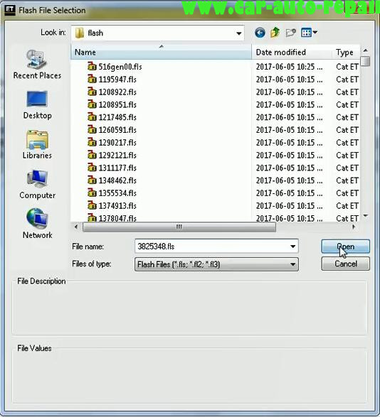 How to WinFlash Caterpillar C15 ECM with CAT ET & Flash Files (4)