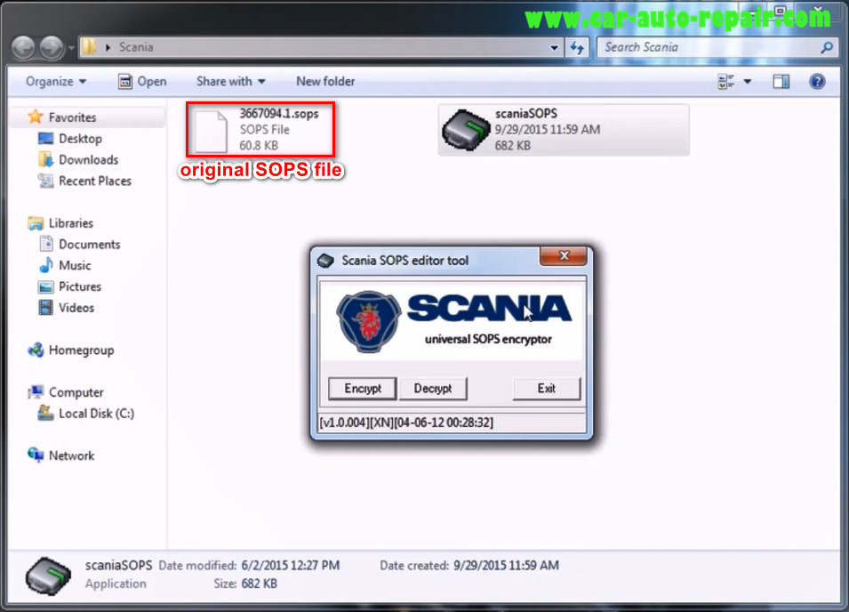 How to use Scania SOPS +XML Editor Change Speed Limit (1)