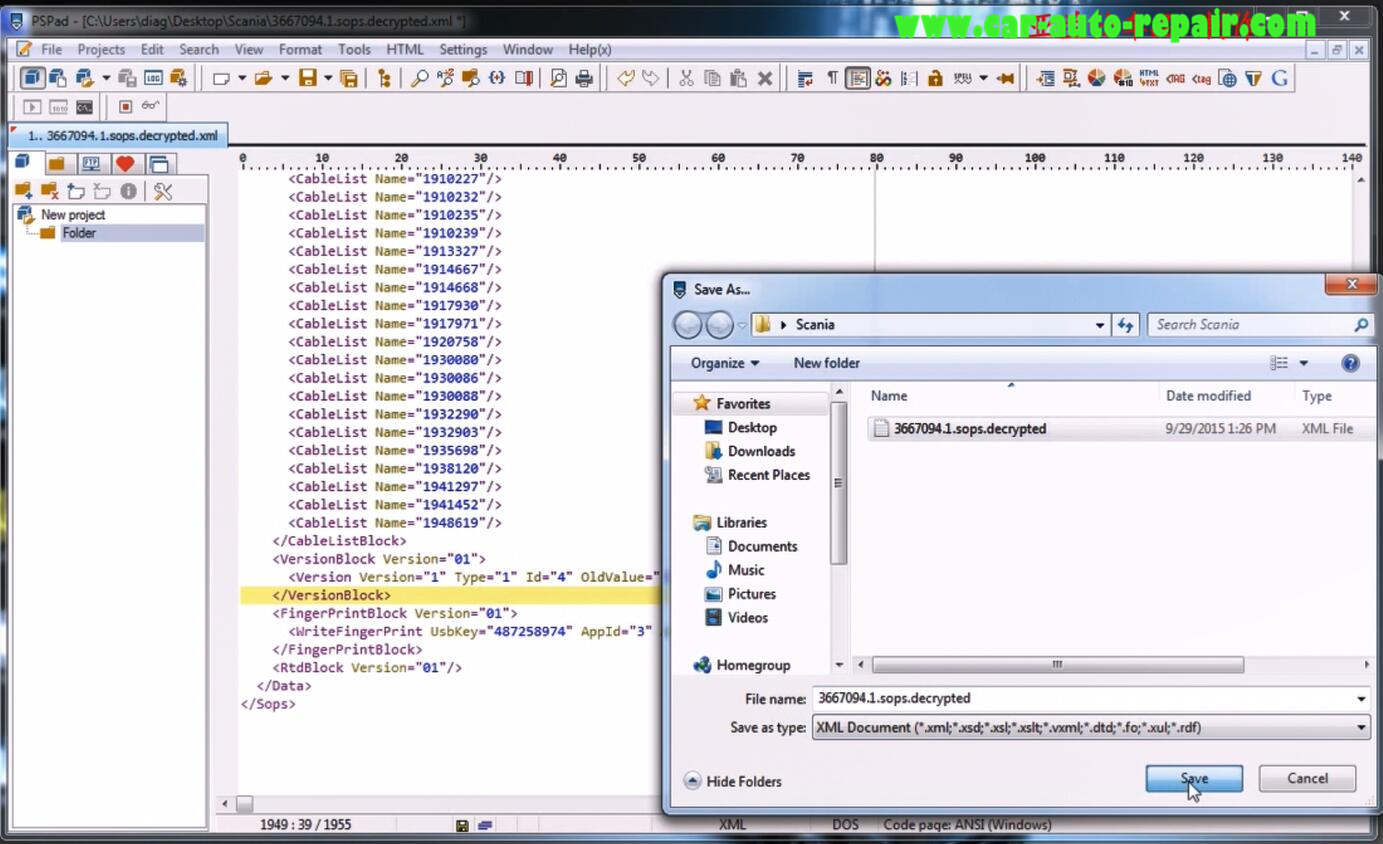 How to use Scania SOPS +XML Editor Change Speed Limit (7)