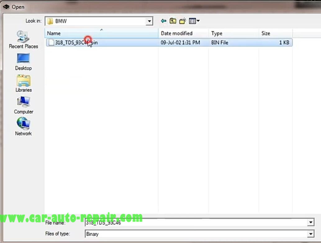 How to Use Immo Killer 1.0 to Disable BMW 93C46 IMMO-3