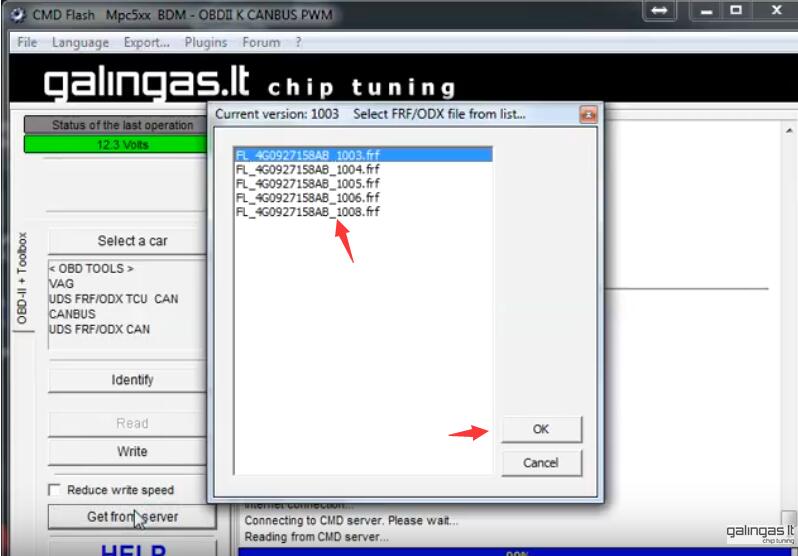 CMD Flash Tool TCU programming for Audi A6 (5)