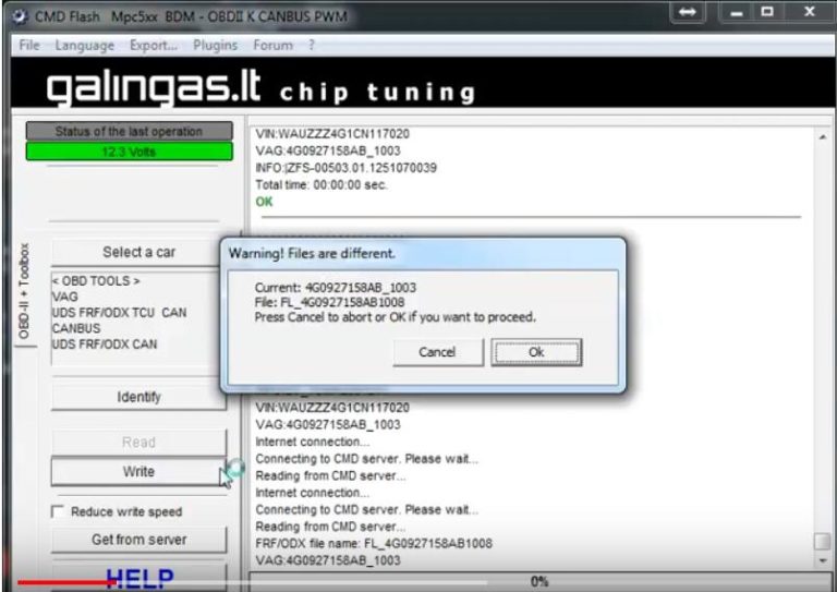Cmd Auto Service CMD Flash Tool Update Gearbox TCU Programming for Audi A6 by OBD - Auto ...