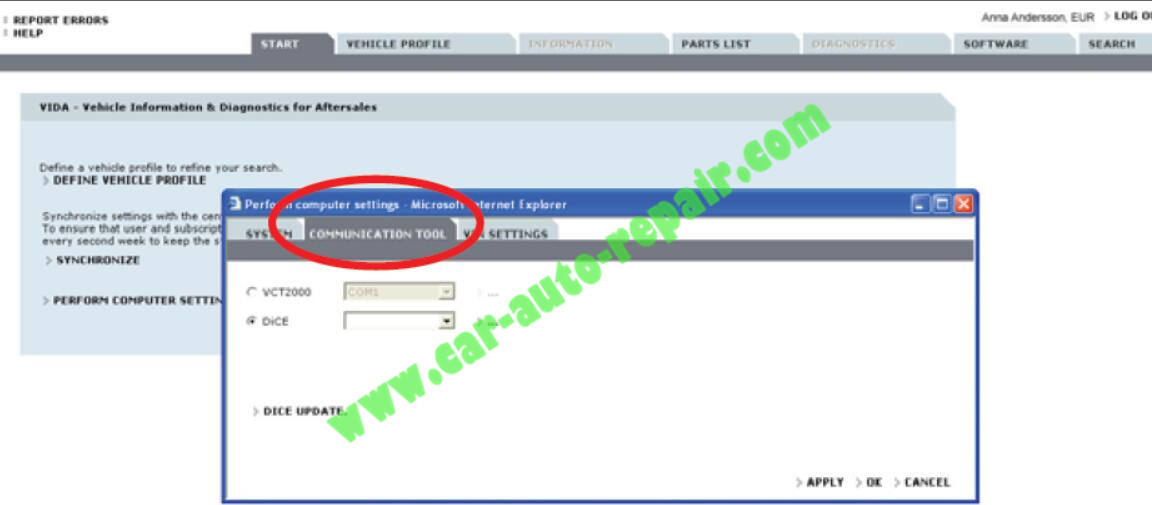 How to Adding the First DiCE Unit in Volvo VIDA 2014D (3)