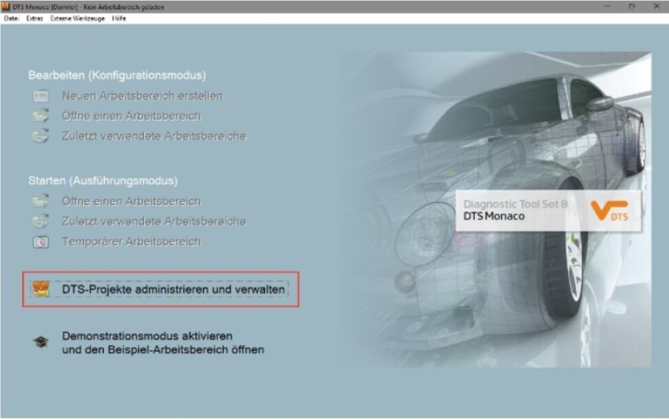 Cách Import DTS 8 Project trên phần mềm DTS Monaco (1)