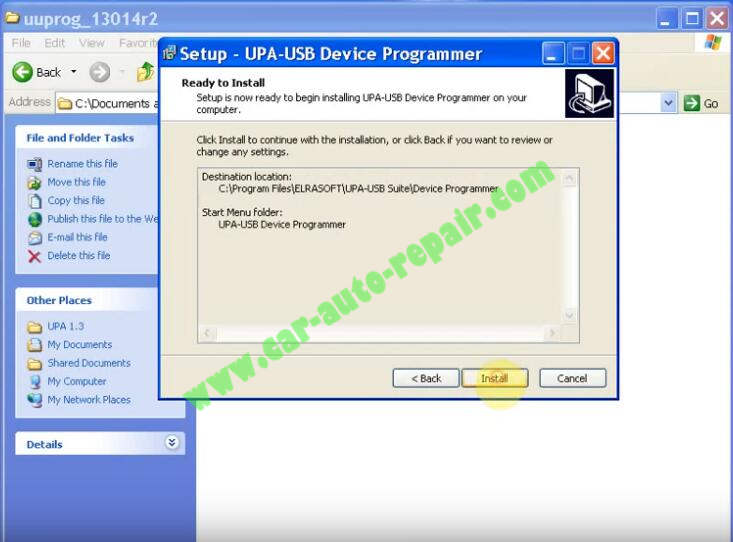 How to Install UPA USB Programmer V1.3 Software (4)