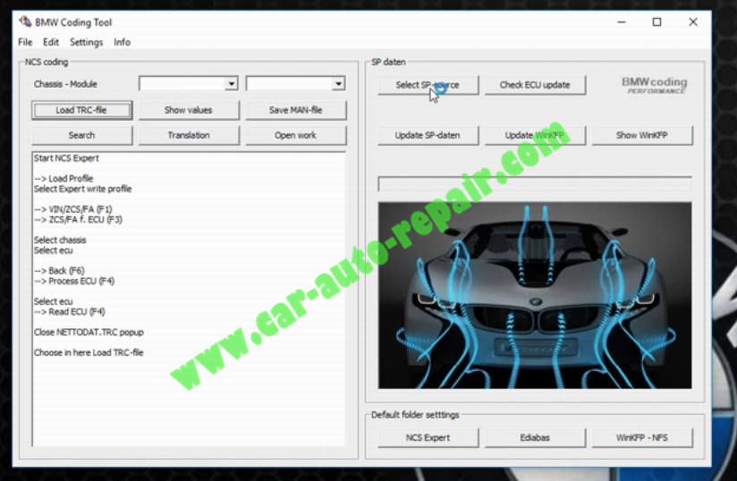 How to Use BMW Coding Tool Update SP-Danten File (1)