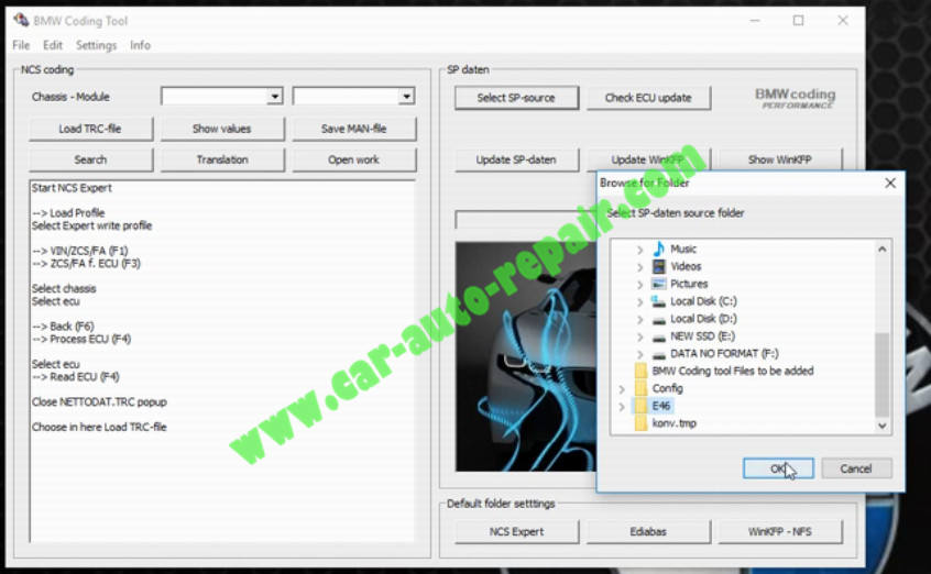 How to Use BMW Coding Tool Update SP-Danten File (2)