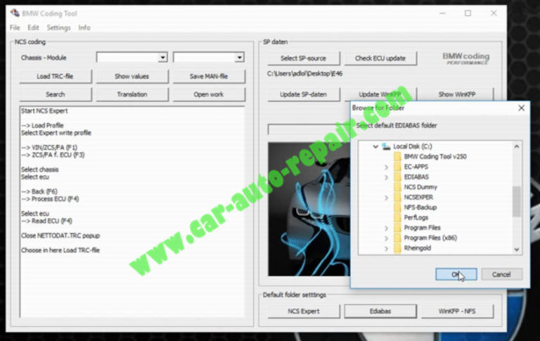 How to Use BMW Coding Tool Update SP-Danten File - Auto Repair ...