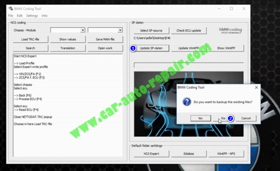 How to Use BMW Coding Tool Update SP-Danten File (6)