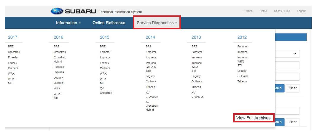 How to Use Subaru Technical Information System (STIS) (15)