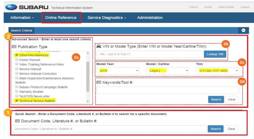 How to Use Subaru Technical Information System (STIS) Auto Repair
