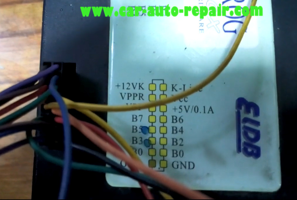 How to Use XPROG Programmer Reset VW Golf 7 MK7 SPC560 Airbag (4)