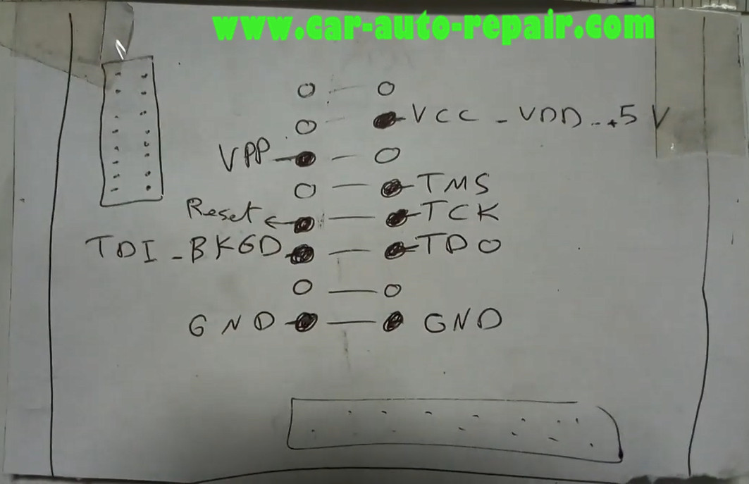 How to Use XPROG Programmer Reset VW Golf 7 MK7 SPC560 Airbag (5)