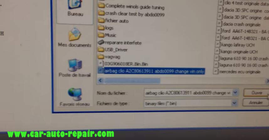 How to Use XPROG Programmer to Reset Renault Clio 4 Airbag Module (7)