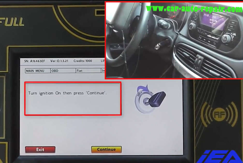 How to Use Zed-Full Program Key For Fiat Egea (OBD Can't Support) (23)