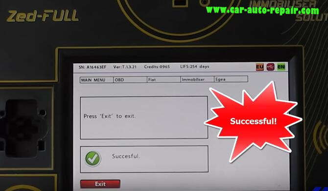 How to Use Zed-Full Program Key For Fiat Egea (OBD Can't Support) (36)