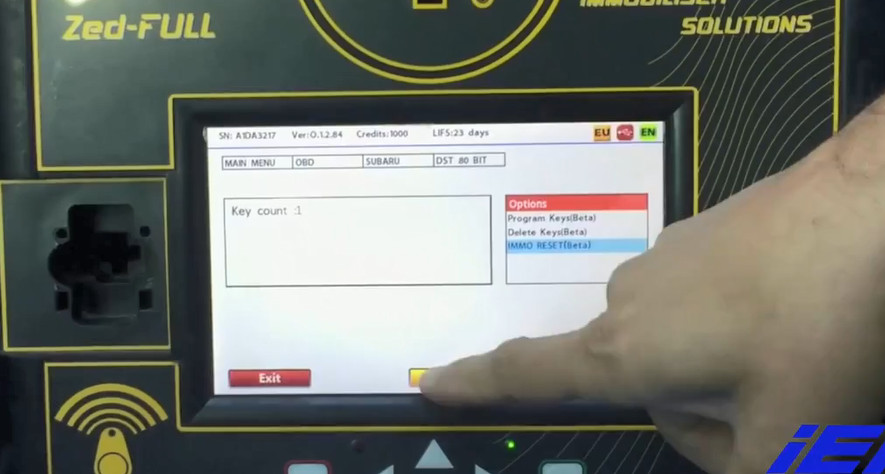 How to Use Zed-Full Reset Subaru G Chip IMMO (5)