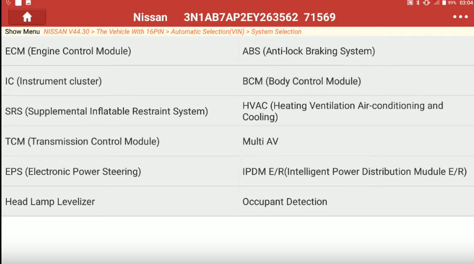 Launch X431 Throttle Change Security Alarm Setting for Nissan Sentra 2014 (8)