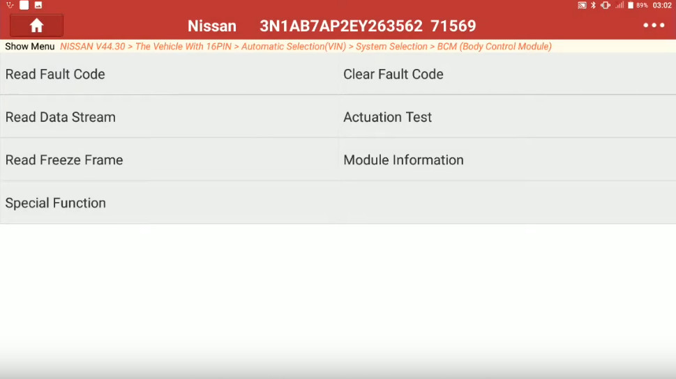 Launch X431 Torque Set IL D Unlock Intcon for Nissan Sentra 2014 (9)