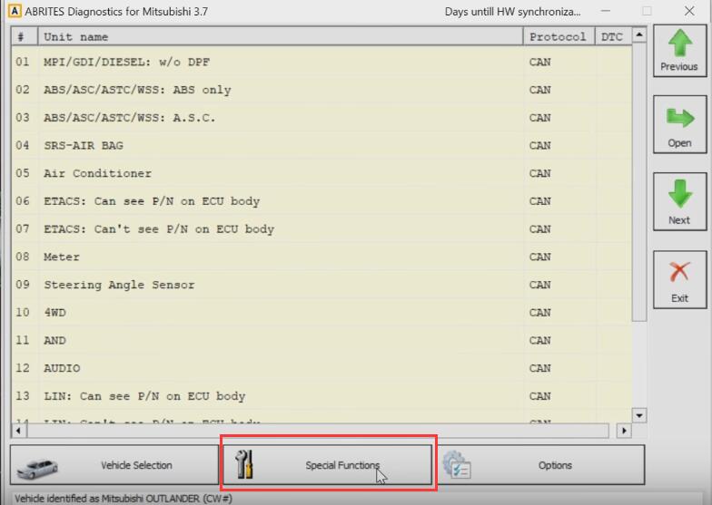 Mitsubishi Outlander 2007 All Key Lost Programming by AVDI (4)