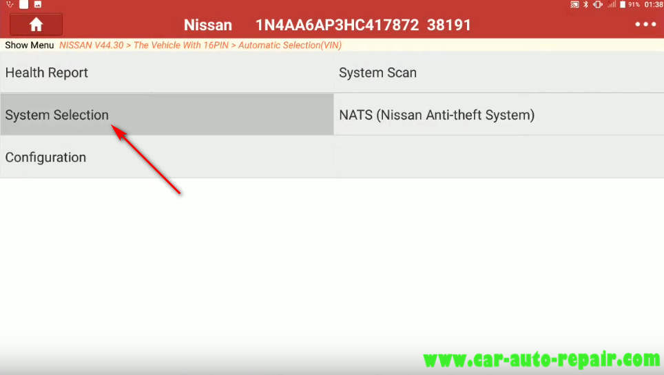 Nissan Sentra 2014 Steering Angle Sensor Adjustment (7)